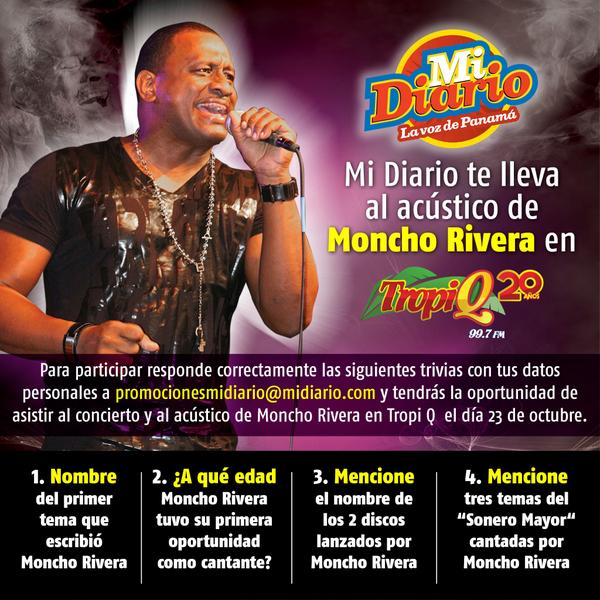 MonchoRivera24's tweet photo. @MiDiarioPanama te lleva al Acústico de @MonchoRivera24 en vivo desde la cabina de @TropiQ997 contesta las trivias http://t.co/BTA08nwsr9