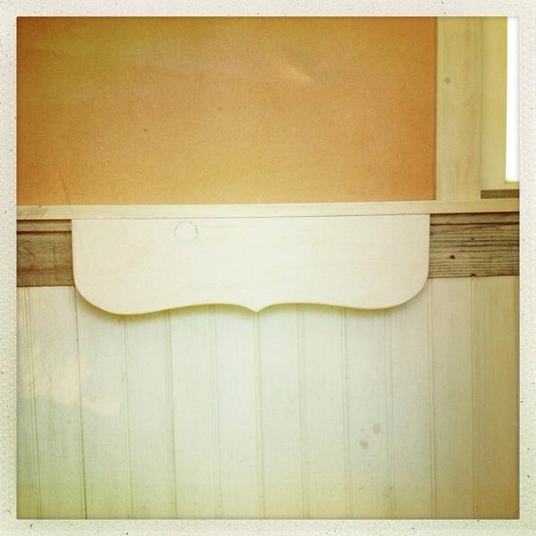 ourfirsttiny's tweet image. A tiny handcrafted, hinged shelf for the bathroom vanity #tinyhouse #DIY #interiordesign #woodworking