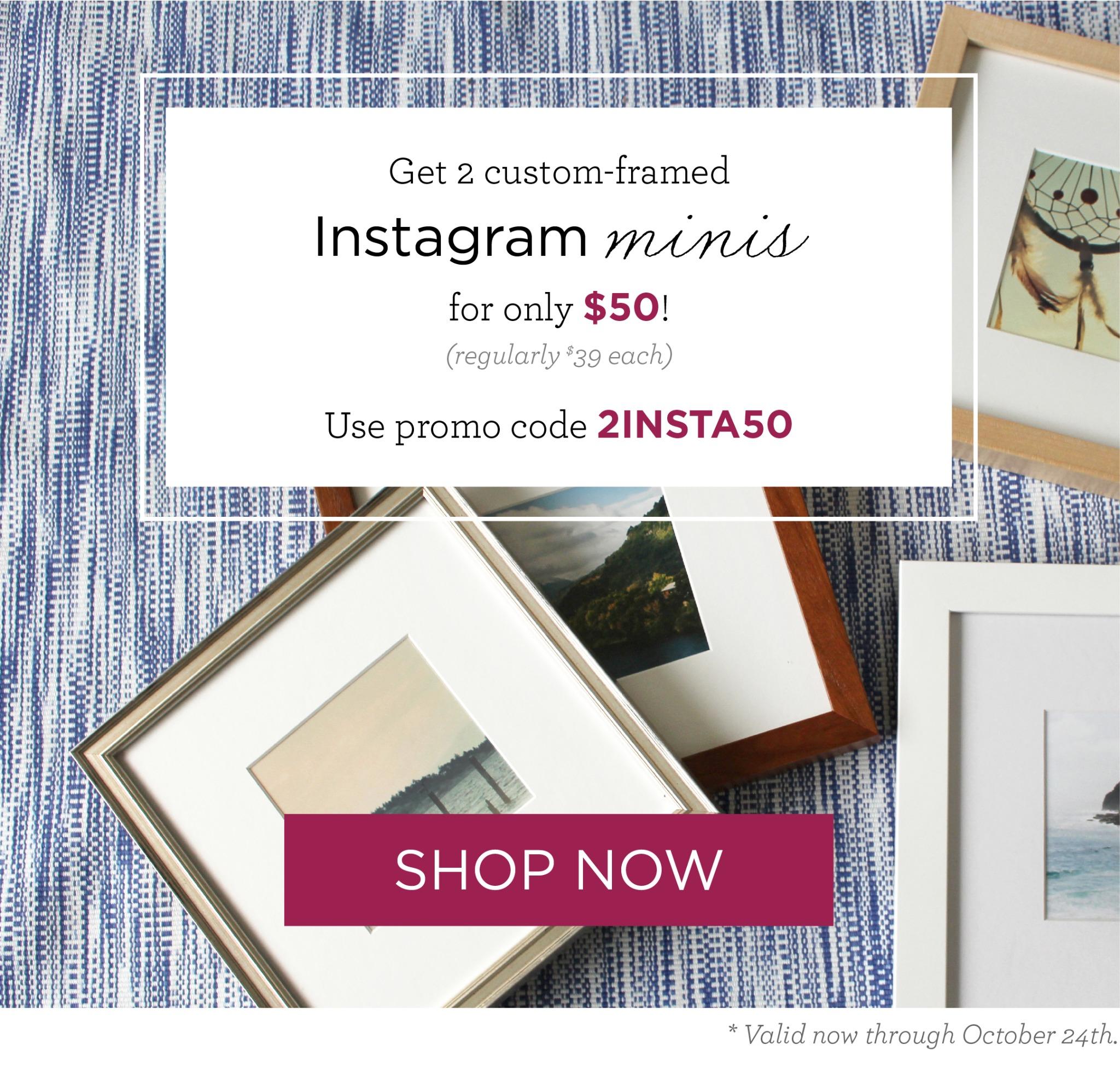 Framebridge on Twitter "Special Promotion Use promo code 2INSTA50 to