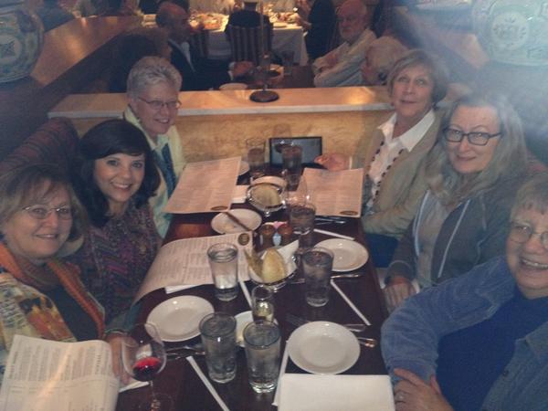 AccordingToZia's tweet photo. Having a scrumptious dinner with @aphistorians pals at Brio's #APH2014 http://t.co/aYZqaalLln
