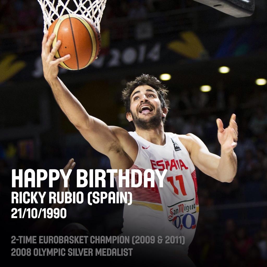    Happy Birthday Ricky Rubio 
