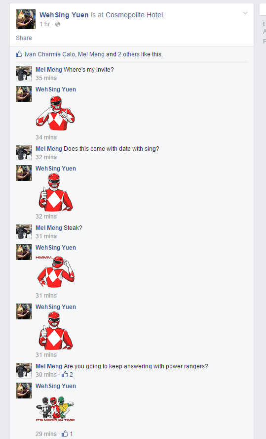 Cyborgmatt's tweet photo. Looks like @Sing2X is having fun. http://t.co/J93ThUAkiO