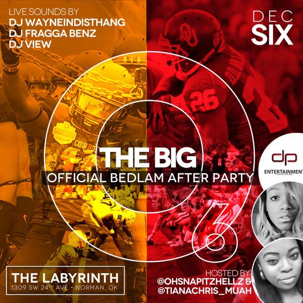 MrDPEnt's tweet photo. #TheBigO6 you know what it is. The Biggest and Longest Running Bedlam AfterParty. New Spot In Norman..WE ON! #DPEnt http://t.co/k06ivtESvW