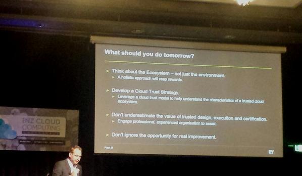 Revera_NZ's tweet photo. Turn your fear of #cloud into trust to improve business processes #nzcloud http://t.co/80DjARmtsP