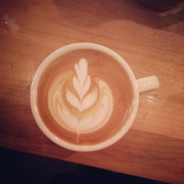 a cup of coffee makes your day! #bringyourowncup #latteart #coffeeinamug