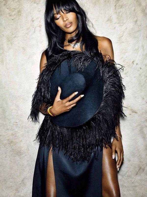 Stunning Naomi Campbell Vanity Fair shoot for spain