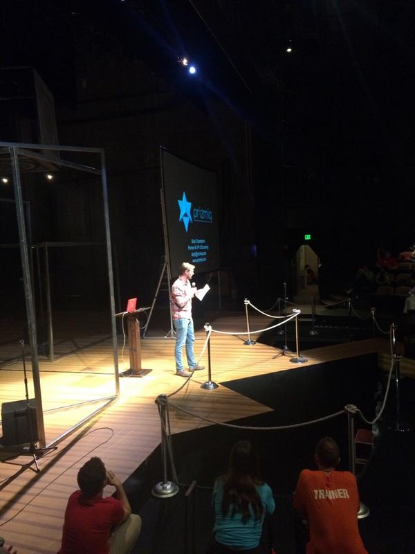 theprizmiq's tweet image. Here we go! Skylr Chamberlin in the house at @NewTechSeattle #NewTechSEA @9MileLabs #9MLers @3DProdImaging