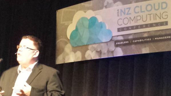 NZTechIA's tweet photo. Philip Whitmore, Partner @KPMG Security Advisory giving a great presso on Cloud Governance Security & Policy #nzcloud http://t.co/BkhChjOKTJ
