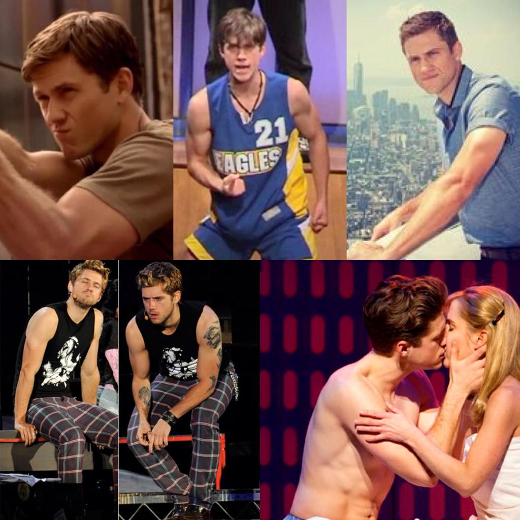 Happy birthday to these unforgettable Broadway arms: AARON TVEIT!  