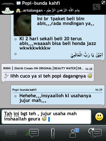 Yg mau sama suksesnyaa yuk merapat jd reseller ☺♥