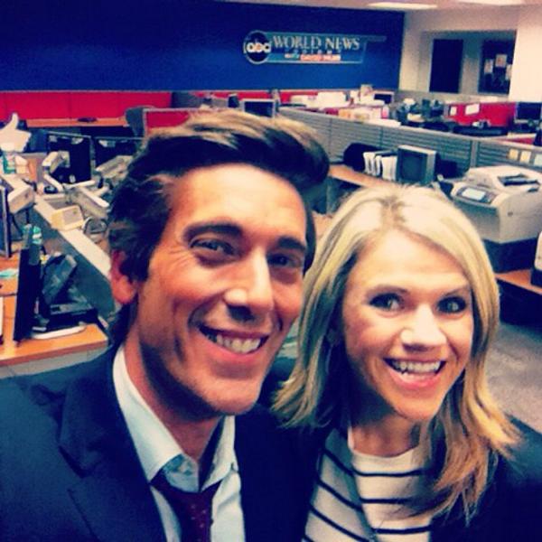 DanielleKrolMD's tweet photo. Did .@DavidMuir really just grab my phone and say- Let's take a #selfie?! Amazing journalist, genuine person #medunit http://t.co/HaGG8KeH6R