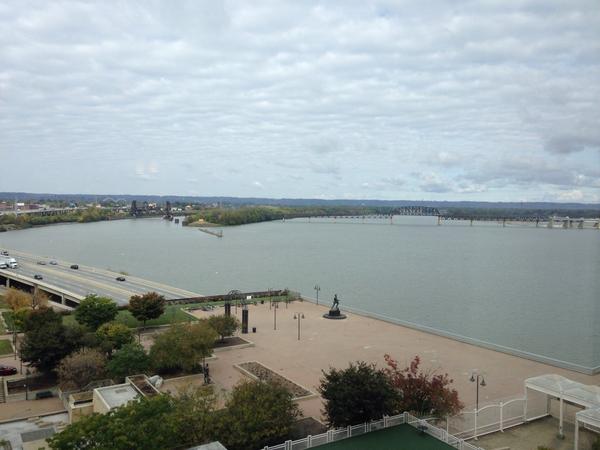 TLCEditor's tweet photo. Enjoying the view from my Louisville hotel. Or at least I was 12 hours ago. #betterlatethannever http://t.co/EH59hO79FD