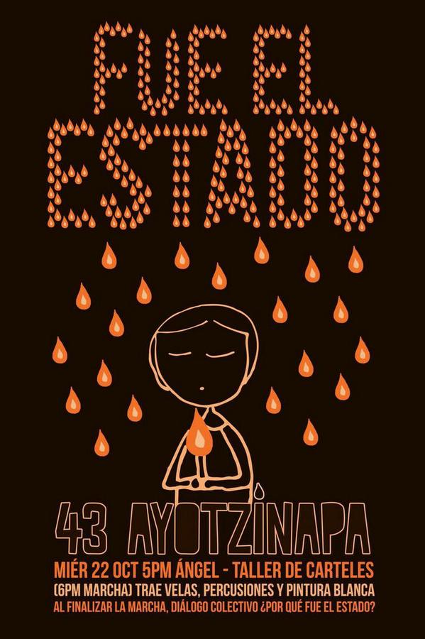 e_lozanog's tweet photo. Mañana día de acción global con #Ayotzinapa #AyotzinapaSomosTodos #FueElEstado http://t.co/mf1hqSYEIZ