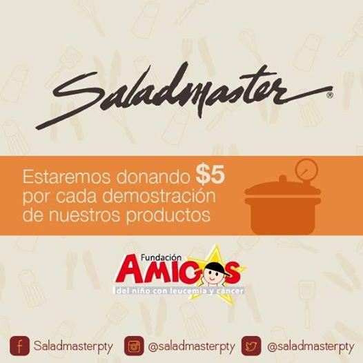 SaladmasterPTY's tweet photo. Este mes de octubre por cada demostración de nuestros grandiosos productos estaremos donando $5 a Fanlyc http://t.co/CWgDp9kk83