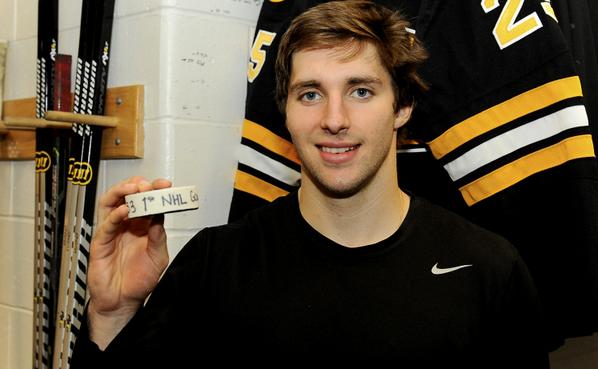 NHLBruins's tweet photo. Congrats, Seth! #NHLBruins http://t.co/EYB2vqk9Z6