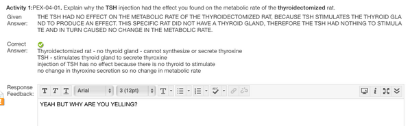 TDotLaw's tweet image. Wow students get aggressive as fuck about Physiology #TAProblems