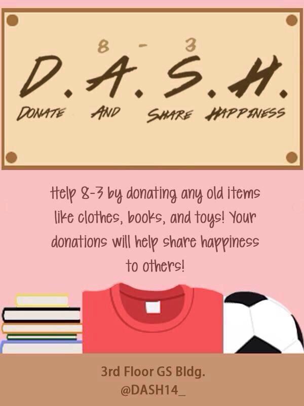 2Don8's tweet photo. dont forget to donate And share happiness with @DASH14_ ! move on na !! http://t.co/gh7BAie0pq