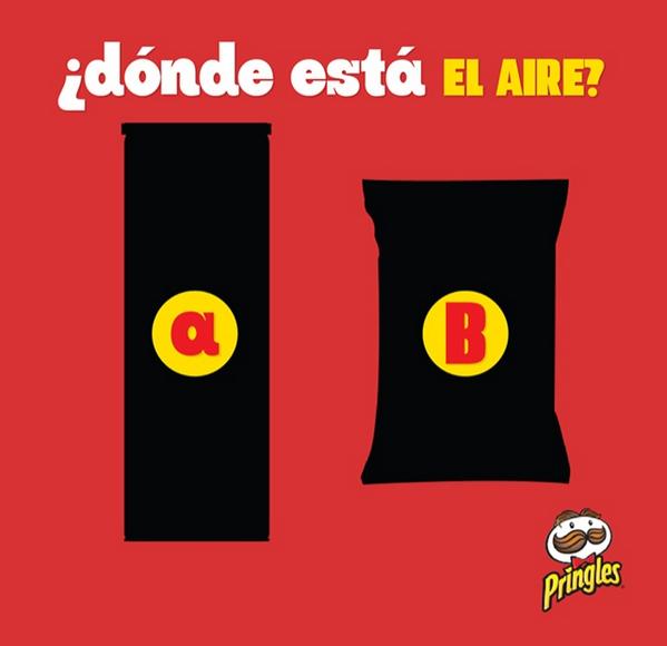 publirrojo's tweet photo. Pringles sabe dar donde duele http://t.co/qpQSCvyHTF