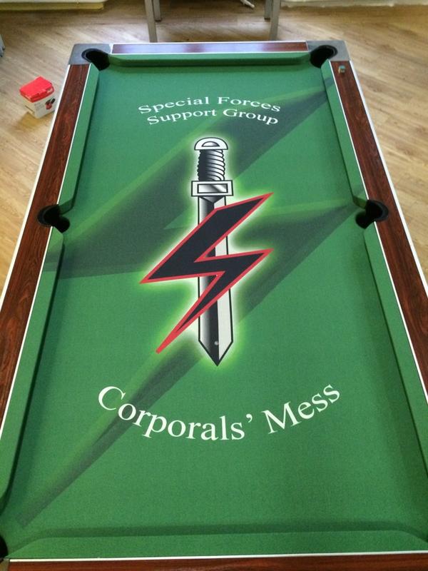 Special Forces Support Group, getting a logo for their cpl’s mess.