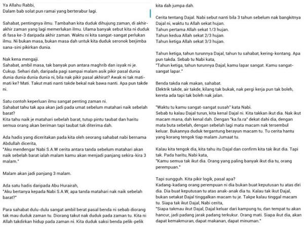 tufairies's tweet image. Ya Allah, gugur jantung ketakutan bila baca, ya Allah 😭