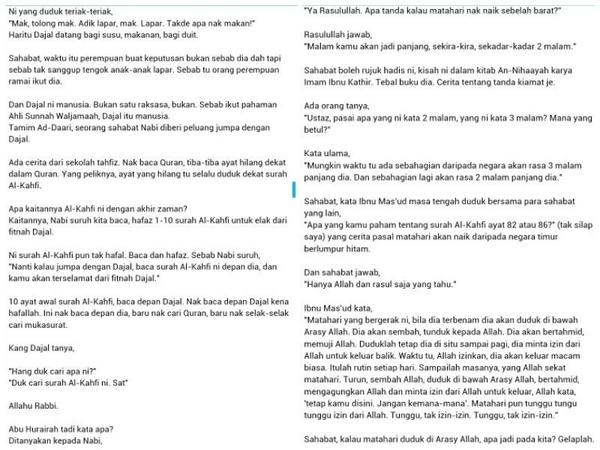 tufairies's tweet image. Ya Allah, gugur jantung ketakutan bila baca, ya Allah 😭