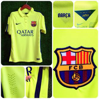 93SportStore's tweet photo. Jersey Barcelona 3rd 14/15 Size S M L XL. Langsung kontak aja bro Pin1 : 7DD7B03C Pin2 : 2AF82DE4 http://t.co/8rQAQdWT4N