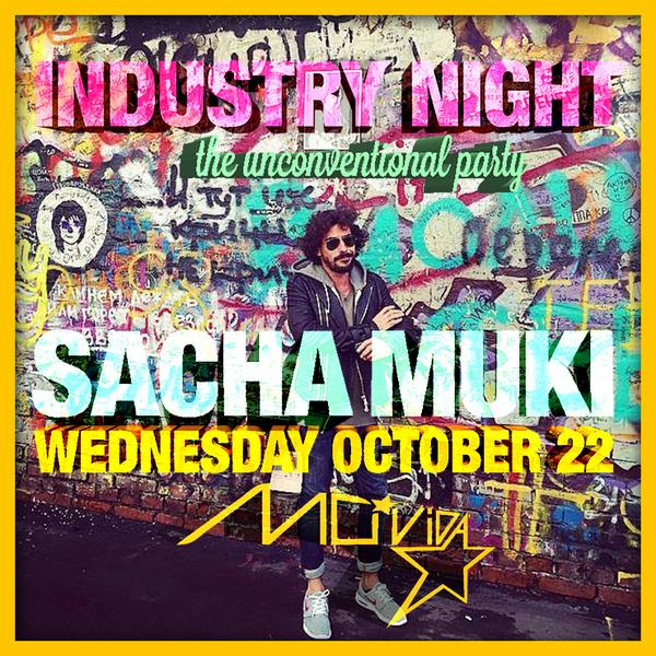 MOVIDADUBAI's tweet photo. 2night we #party unconventionally, it's #IndustryNight time! @SachaMuki #specialguest #London #Dxb #Cannes #partylife http://t.co/zZmxTBrPyC