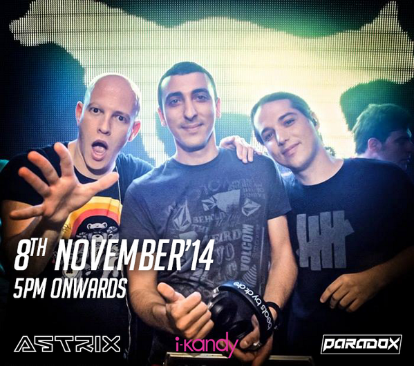 ParadoxIndia's tweet photo. @AstrixOfficial and @infected sharing stage somewhere! Must've been rocking!
Astrix at I-Kandy on 8th November'14! http://t.co/Jhelgwz4Fw