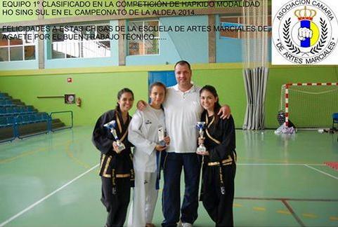 ACAM2020's tweet image. Equipo de competición en modalidad Ho Sing Sul de la Escuela de Artes Marciales de Agaete.