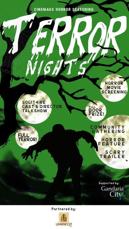 layartancep_id's tweet photo. Ikutan yuuk CHS: Terror Nights dr @cinemagsnews! Bakal ada screening, doorprize, & acara yg seru2... #CineScreening http://t.co/K8mHDs4UDX