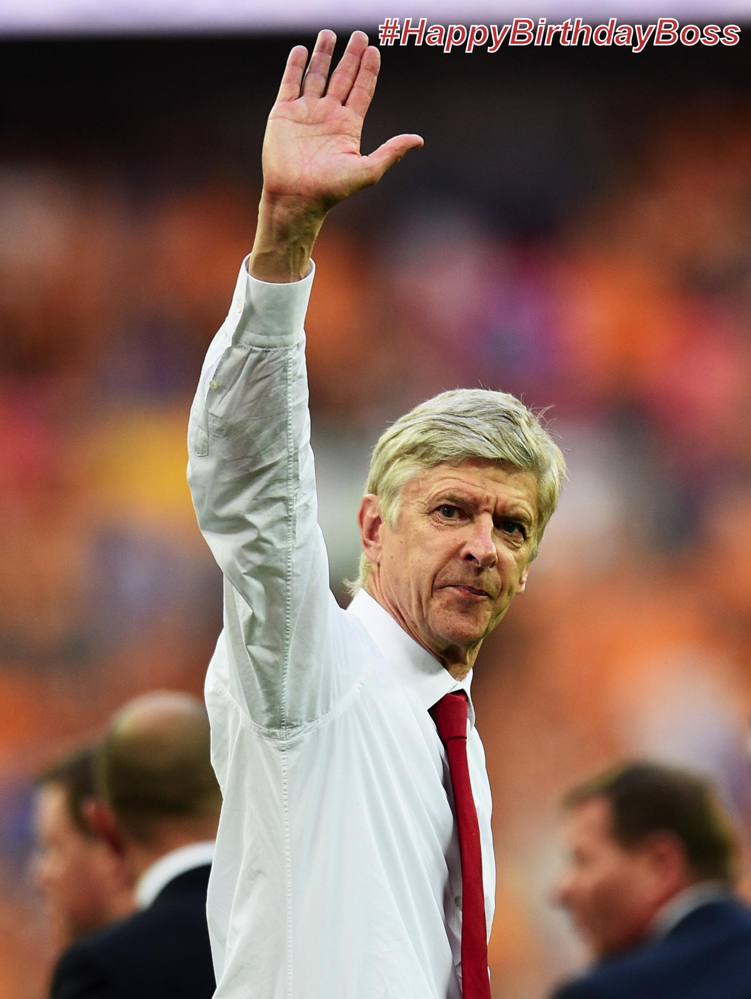 Happy birthday to Arsene Wenger who is 65 today!  