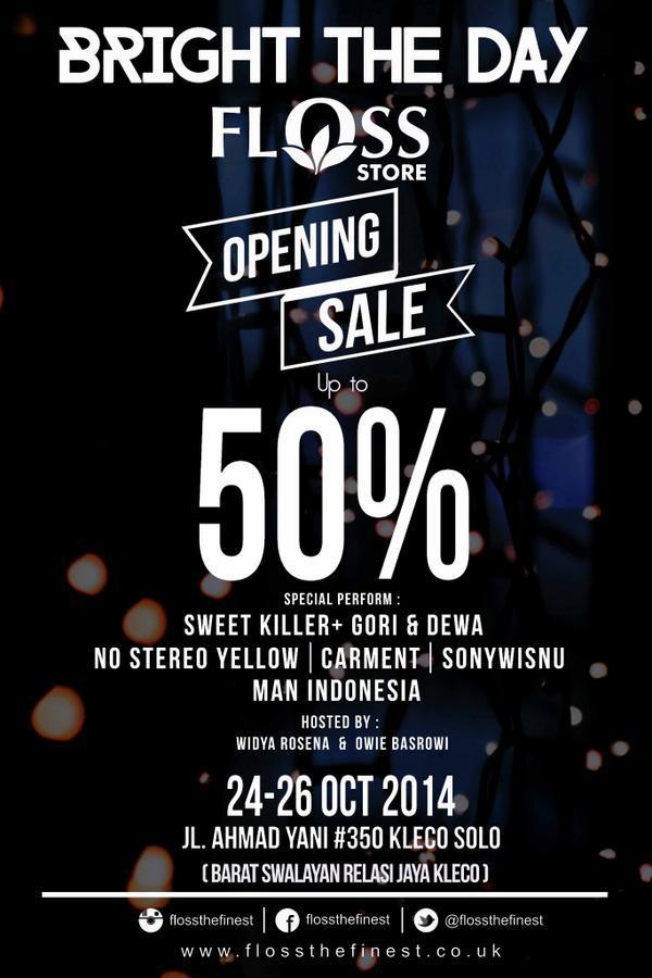 FLOSSthefinest's tweet photo. 3 hari lagi finestpeople! @dewdouw @SweetKillerRock @crmnt @ytonjarhot @NoStereoYellow @sonywisnu http://t.co/6naMbI7QEA