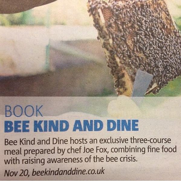 We're in today's <a href="/MetroUK/">Metro</a> - find us on the Going Out pages! <a href="/BarnesandWebb/">BarnesandWebb</a> <a href="/82_fox/">joe Fox</a> #briggsandwilliams #savethebees