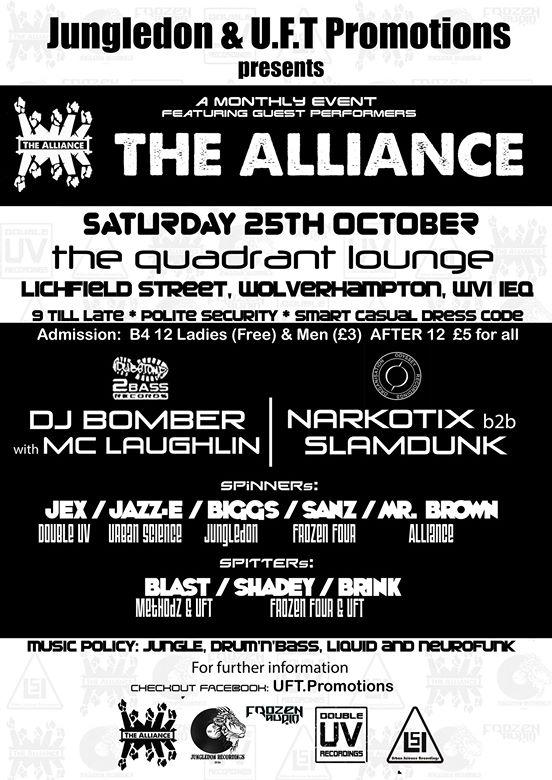 mrbrown_j's tweet photo. @sanznahar @hydeukdnb @DJJazz_EUK @DJBiggsJDR @KibaDnB @Adraqk @OdysseyRecords this saturday at quadrant lounge.... http://t.co/8LKzvHTc4C