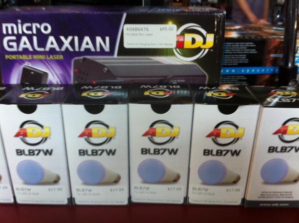 RnRRAustin's tweet image. #halloween #spookylights black light light bulb screws into regular socket!  Get it today