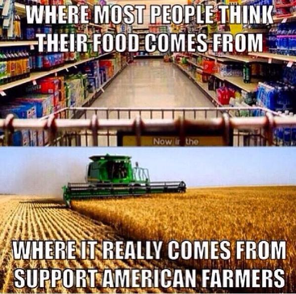 EarlDibblesJr's tweet photo. Thank a farmer. http://t.co/Y2AnTbh0rA