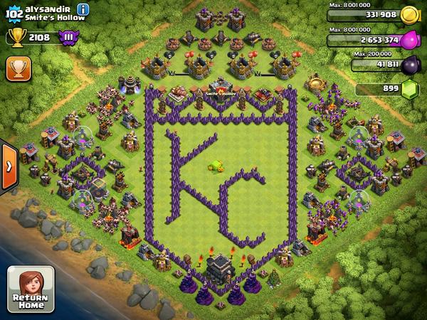 <a href="/ClashofClans/">Clash of Clans</a> Check out this KC logo base design from our Kansas City based clan! #TakeTheCrown <a href="/Royals/">Kansas City Royals</a> <a href="/chriswmlea/">Chris Lea</a>