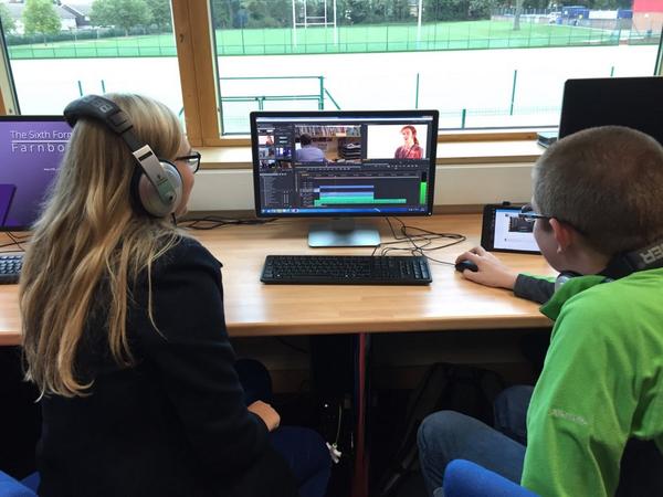 Media_Film_SFCF's tweet image. Our film enrichment students working on our promotional videos #techusout
