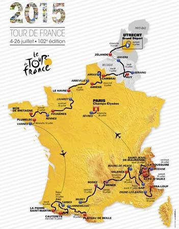 roadcc's tweet image. 2015 Tour de France route announced… bonus seconds back but TTs are sooo 2013 dahling
road.cc/133535 #cycling