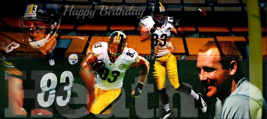 Wishing Pittsburgh Steelers Heath Miller a very Happy 32nd BDay!  