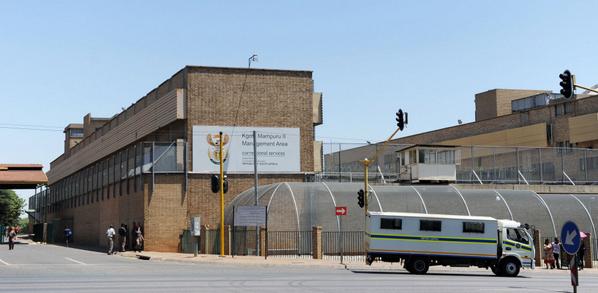 TODAYonline's tweet image. #Pistorius spends his first night in a single cell at the hospital wing of Pretoria prison tdy.sg/1s7tCFQ