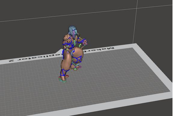 andy_camps's tweet image. Bijgewerkte 3D-scan van #Kinect aangevuld met onderdeel van #thingiverse naar #Meshmixer: #creatievestudent part 2