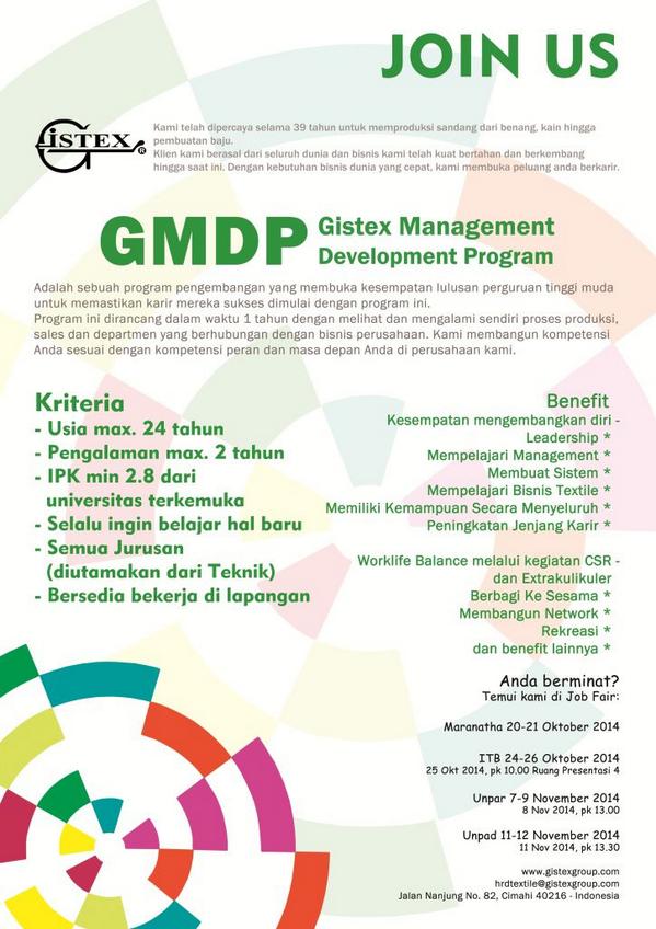 Mau menjadi karyawan kami? Mau menjadi pioneer masa depan bersama kami? Lihat fotonya untuk keterangan lebih lanjut