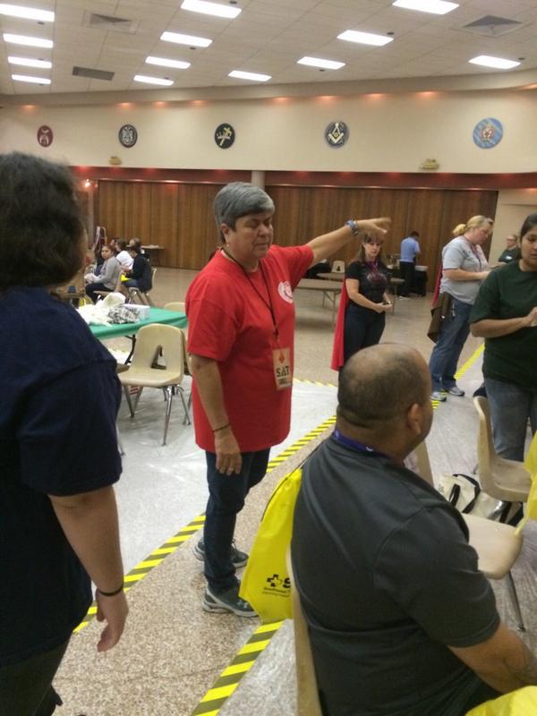 demmerclan's tweet photo. City Wide Disaster SAMCEE14 moulaging injures for the disaster!!! http://t.co/AaFbpoOi2u