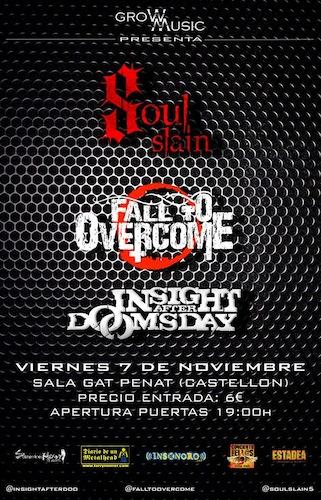 .<a href="/SoulSlain5/">Soul Slain</a>, <a href="/FallToOvercome/">Fall To Overcome</a> e <a href="/InsightAfterDoo/">InsightAfterDoomsday</a> juntos en Castellón - bit.ly/ZGmR7i