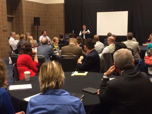 JereMeSigmon's tweet photo. "When you need a screwdriver, a hammer isn't a good substitute" @USGBC's B Owens @greenbuild #gbcodes breakfast http://t.co/xE7IEPV6sd