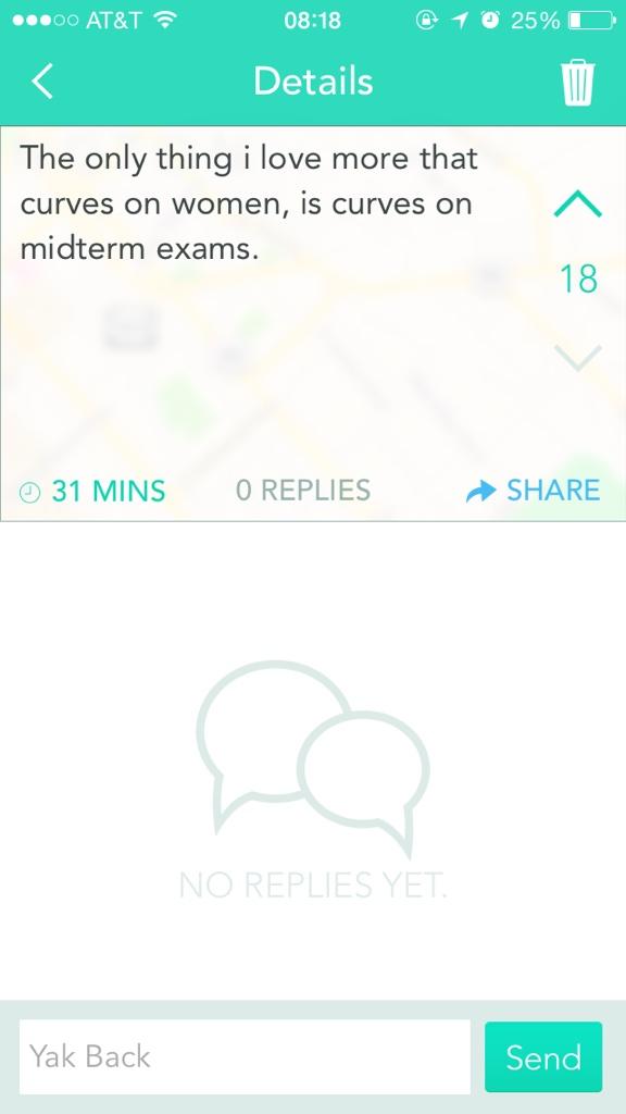 Keegan_ramey's tweet photo. My thought this morning. A few people seem to agree with me. #ClassorAss #college http://t.co/eC8yzmpiRg