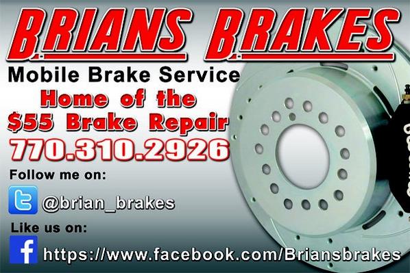 brian_brakes's tweet image. Mobile brake service I come to you!! Make your appointment today!! #atlantabrakes #atlantaautorepair #atlantamechanic