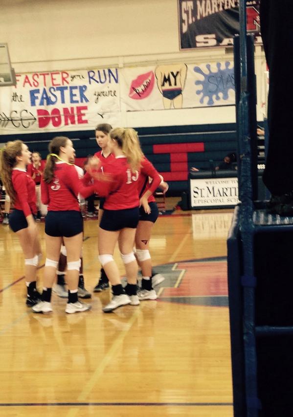 CKeithStanton's tweet photo. Congrats to the victorious varsity volleyball team for its 3 game sweep over Patrick Taylor #stmsquad #stm #stmus http://t.co/OPG4LCfQ0Q