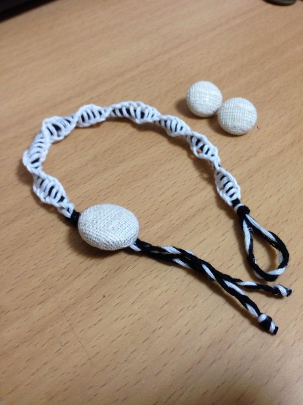 ぱんだぬきんぐ くるみボタンver ミサンガ 大人シック Http T Co Btxsuvh6ef Twitter